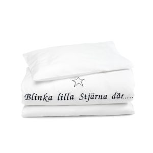 Classic Textile of Sweden Påslakanset Blinka Lilla 70x80