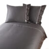 Värnamo Sängkläder Bäddset Drömminge king-size mörkgrå 230X210+50X60