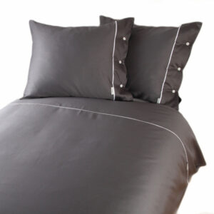 Värnamo Sängkläder Bäddset Drömminge king-size mörkgrå 230X210+50X60